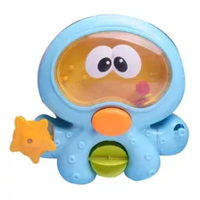 Brinquedo Baby Polvo Crianças Bebe Banho Piscina Cascata