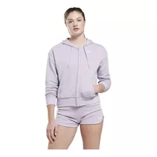 Poleron Mujer French Reebok Terry Zip-up Morado