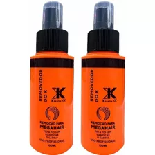 Kit Mega Hair 2 Removedor K Para Remoção De Queratina 