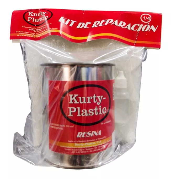 Fibra De Vidrio Resina Y Tela Kurty Plastic