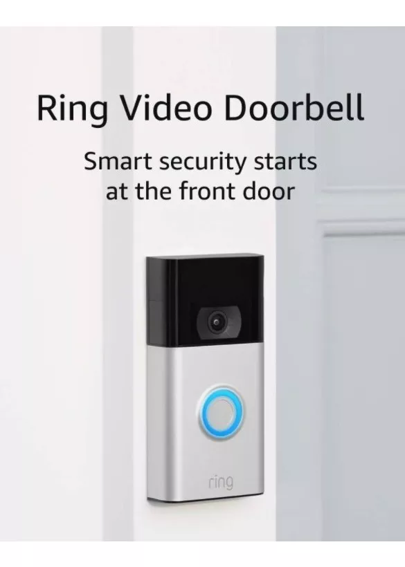 Ring Video Doorbell Video Hd 1080p Detección De Movimiento