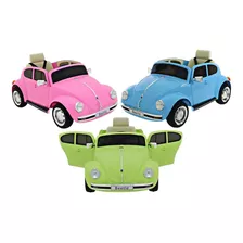 Mini Carro Elétrico Infantil Beetle Fusca Bel 12v