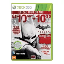 Jogo Seminovo Batman Arkham City Edição Jogo Do Ano Xbox 360