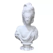 Escultura Busto Rainha Maria Antonieta 20cm Pronta Entrega