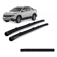 Estribo Fiat Toro 2016 2017 2018 2019 2020 2023 Preto Track