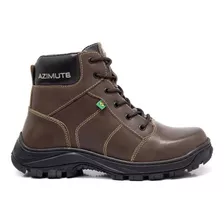 Bota Azimute Coturno Adventure Caminhada Couro 800