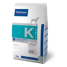 Alimento Virbac Veterinary Hpm Kidney Support Renal Insuficiency Para Perro Sabor Mix En Bolsa De 3kg