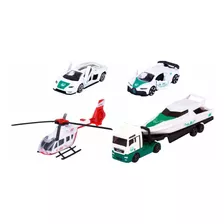 Pack 4 Miniaturas - 1:64 - Dubai Police Force Super Cars 202