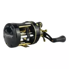 Carretel Carretilha Marine Sports Caster Power Plus 400 Esquerdo Color Preto