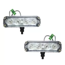 Farol De Milha 4 Leds 12v Tratores, Off-road E Caminhões