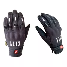 Guantes City Semi Impermeable Táctil Protección Moto