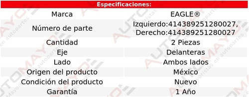 2-bases Para Amortiguador Del Pontiac Vibe 2.4l 4 Cil 09-10 Foto 2