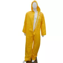 Mameluco - Equipolluvia Pvc/poliéster/pvc - Amarillo M- 3xl