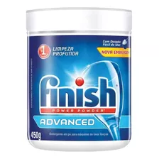 Finish Advanced Detergente Em Pó Para Lava Louças 450g