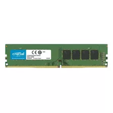 Memória Ram Color Verde 8gb 1x8gb Crucial Ct8g4dfra266