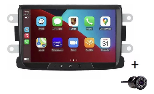 Radio Andorid Carplay 2+32 Renault Logan Duster Captur Kwid Foto 2