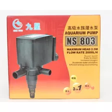 Bomba Submersa 2000l/h Minjiang Ns-803 Aquario Voltagem 220v