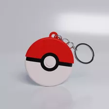 Llavero De Pokeball Impreso En 3d