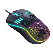 Ratón Para Jugadores, Usb, 7200 Dpi, Rgb, 6 Botones, Ergonómico, T98, Imice, Negro