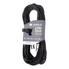 Cable Para Dmx De 15 Metros Stagelab / Abregoaudio