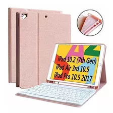 iPad 7th Generation Case Keyboard 10.2 2019, Funda Con