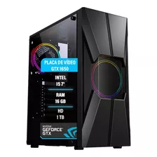 Pc Gamer I5 7 Gtx 1650 Memória 16gb Ssd 240gb Hd 1tb Fonte