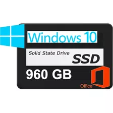 Ssd 960gb Com Windows 10 Instalado + Pacote Office