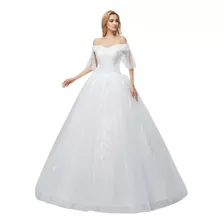 Vestido De Novia Marfil Ivory Princesa Nf 03