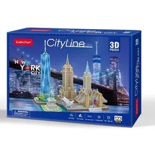 City Line - New York - Puzzle 3d