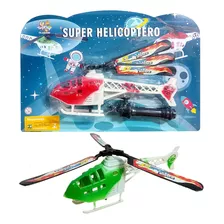 Brinquedo Infantil Helicóptero Levanta Vôo A Corda Toy King