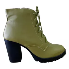 Bota Tratorada Leda Salto Verde Militar