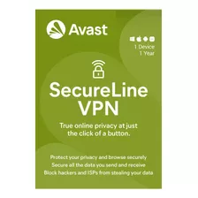 Vpn Avast Secureline Vpn 2024 - 1 Dispositivo - 1 Año