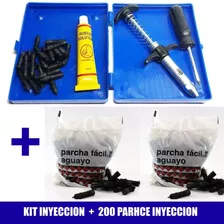 Kit Inyección Reparación Parchado Llanta Moto +200parche Ful