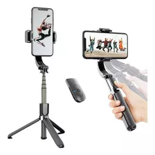 Gimbal Estabilizador Celular Tripé Pau De Selfie Altura 86cm Cor Preto