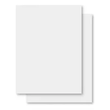 Papel Cartolina Branca Escolar 50x66cm 140g Jandaia C/100 Un