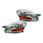 Par Faros Toyota Yaris 2006 Al 2015 4p Sedan Fondo Crom Tyc 