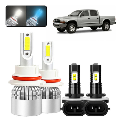 Foto de Kit De Focos Led 9007 881 Para Dodge Dakota 2001-2004