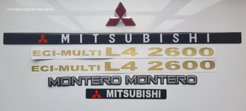 Foto de Mitsubishi Montero Standar Emblemas 2600 Dorado 