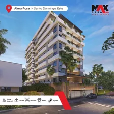 Torre De Apartamentos En Venta, Ubicado En Alma Rosa I, Santo Domingo Este, Zona Oriental 