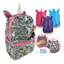 Mochila Para Menina Bolsa Escolar Com Chaveiro Pom Pom Cor Roxo Desenho Do Tecido Listrado