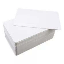 Tarjetas Pvc En Blanco 25unid Imprimible Doble Cara Inkjet 