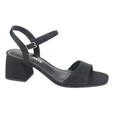 Sandalia Via Marte Mujer 23-9708 C Preto Casual