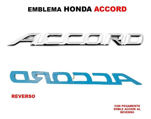  2006 -2007 Emblema Honda Accord Foto 2
