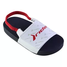 Chinela Rider Full 86 Slide Baby Azul/blanco/rojo