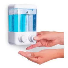 Dispensador De Jabón O Gel Doble Válvula 800 Ml 