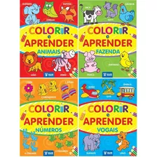 Colorir E Aprender - Fazenda, De Diversos. Editora Rideel Editora ( Bicho Esperto ), Capa Mole Em Português, 2022