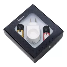 Kit Aromatizador De Ambiente Via Aroma Elétrico +2 Essências