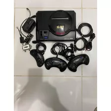 Console Sega Mega Drive Cor Preto Completo