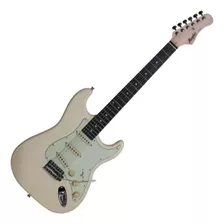 Kit Guitarra + Palheta Memphis Stratocaster Mg 30 White