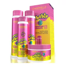 Kit Capilar Charmelle Babablu Tutti Frutti Com 4 Itens 